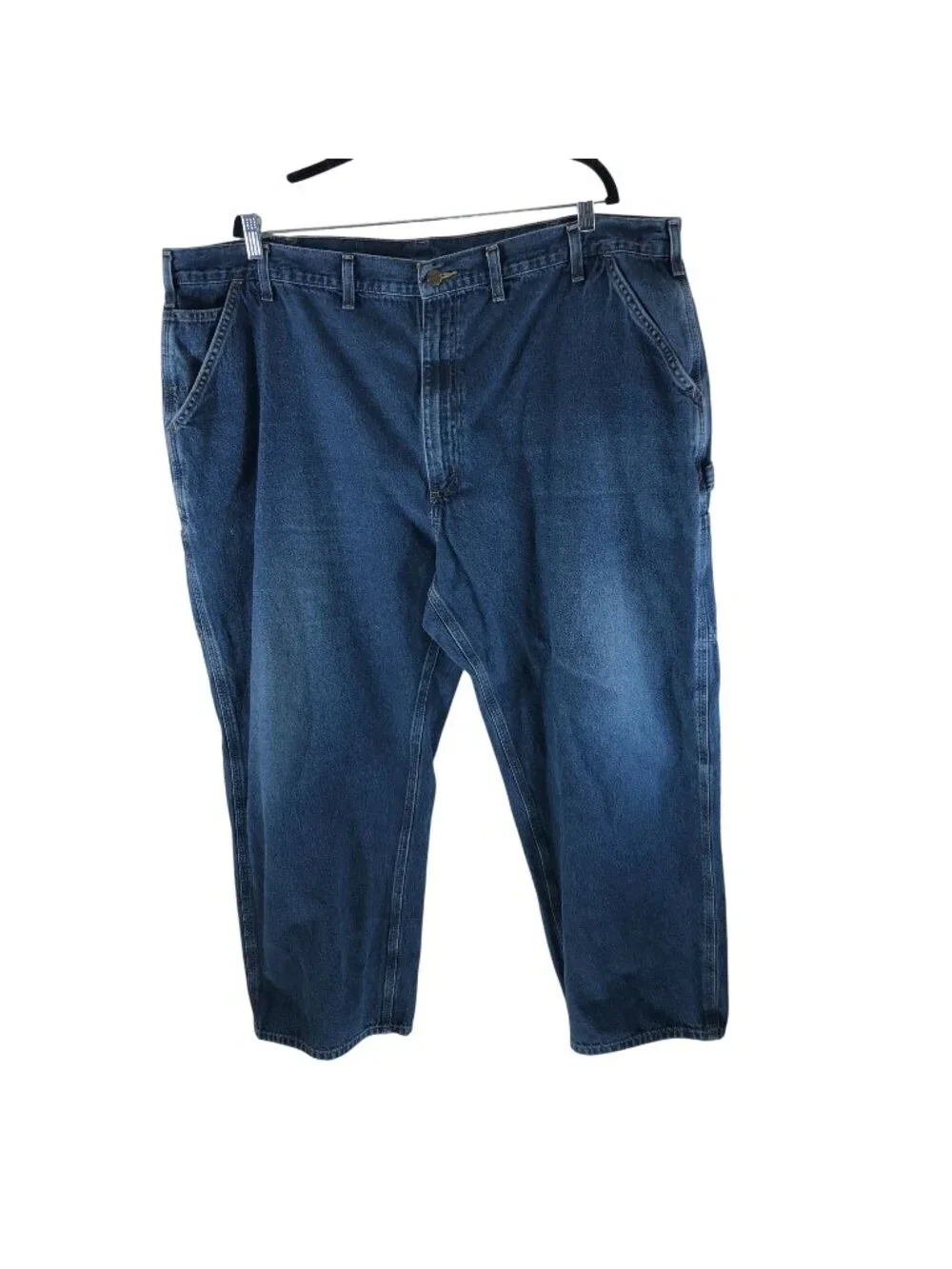 Carhartt Mens Denim Original Dungaree Fit Jeans B13 Carpenter 48x30 Actual 46x29